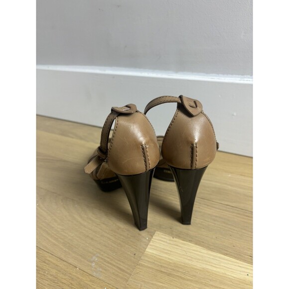 Tod’s Strappy Heel Sandals In beige 36.5 - Picture 3 of 6
